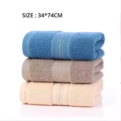 Toalha de algodão grosso altamente absorvente, toalhas de banho monocromáticas, microfibra Serviette, Cooling Towel, adequado para adultos e crianças na internet