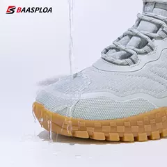 Baasploa-Botas de pelúcia quentes para mulheres, sapatos de caminhada impermeáveis, tênis de neve antiderrapante, conforto, inverno, novo - comprar online