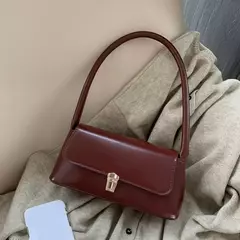 Bolsas Crossbody monocromáticas para mulheres, bolsa de ombro, bolsas axilas, bolsa feminina, marca de luxo, design de moda, 2023