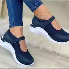 Tênis vulcanizado para mulheres, sapatos de caminhada, apartamentos, alta qualidade, plus size 43, moda - Wolf Magazine