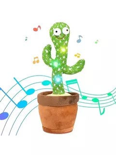 Dança Talking Cactus Brinquedos para Bebés Meninos e Meninas, Cantando Imitando Gravação, Repetindo o Que Você Diz Sunny, 1Pc