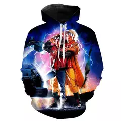 Homens e mulheres de volta para o futuro 3D filme impressão com capuz moletons, Hoodie extragrande, crianças pulôver, moletons, casaco moda - comprar online