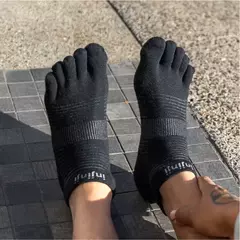 Injinji-meias de cinco dedos de tubo curto, fino, Coolmax, absorvente de suor, dedo do pé, fitness, corrida, primavera e verão - loja online