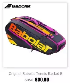 Imagem do BABOLAT-Raquete de tênis e mochila Squash, 2 Raquetes, Wimbledon, Badminton Padel Raquete, Original