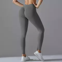 Leggings de cintura alta sem costura para mulheres, calças justas femininas, push up, calça de ioga, ginásio Fitness, cintura V, esportes, 2022 - loja online