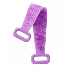 Imagem do Escova De Banho De Silicone Body Scrubber, Escova De Chuveiro Esfoliante, Esfoliante Corporal Cinto, Massagem nas Costas, Correia De Limpeza, Ferramentas De Banho