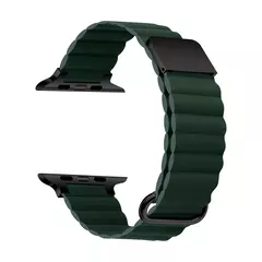 Imagem do Pulseira Magnética de Couro para Apple Watch, Ultra Band, Pulseira Loop, Mulheres, Série iWatch 9, 8, 7, SE 6, 49mm, 44mm, 40mm, 41mm, 45 milímetros, 38 milímetros, 42 milímetros