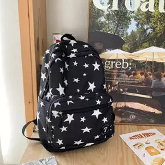 Cute Star Laptop Backpack para mulheres e homens, 17 Polegada, bolsa de faculdade, viagem, estudante de volta às aulas, Casual Bookbag - comprar online