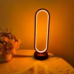 Quarto Anel LED Night Light, escurecimento cabeceira lâmpada, sala de estar, 3 cores, 1pc - comprar online