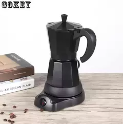 Imagem do Máquina De Café Elétrica Portátil, Pote De Espresso De Aço Inoxidável, Máquina Mocha, Gk854, 300ml