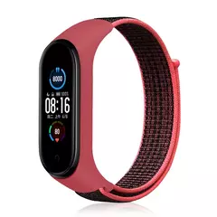 Correia de nylon para Xiaomi Mi Band, pulseira esportiva confortável, pulseira para Mi Band 7, 6, 5, 4, 3 na internet