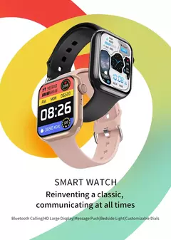 Smartwatch de carregamento sem fio para homens e mulheres, chamadas Bluetooth, pulseira de fitness, relógio personalizado, novo, 2022 na internet