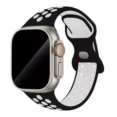 Correia Desportiva Respirável para Apple Watch, Band, Correa, iWatch Series 8, SE, 7, 6, 5, 9 Ultra, 44mm, 49mm, 45mm, 40mm, 41 milímetros, 38 milímetros, 42 milímetros - Wolf Magazine