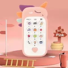 Baby's Music Sound Phone Toy, telefone, brinquedos para dormir, simulação mordedor, educação infantil precoce, presentes para crianças - comprar online