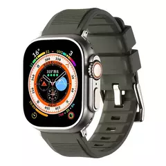 Pulseira de Silicone Suave para Relógio Apple, Ultra Band, Pulseira Desportiva em Borracha, Série iWatch 8, 7, 6, 5, 4, SE, 49mm, 45mm, 44mm, 42mm