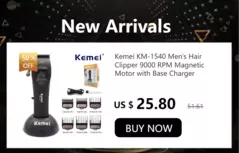 Imagem do Kemei-KM-2299 Aparador De Cabelo Para Homens, Haircut Machine, Hair Clipper, Cortador Profissional, Máquina De Corte