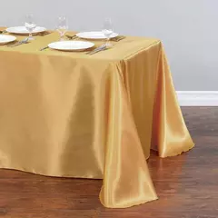 Toalha De Mesa Retangular Para Decoração De Casa, Toalha De Mesa De Cetim, Cobertura De Mesa De Jantar, Casamento, Natal, Chuveiro De Bebê, Aniversário, Banquete - loja online