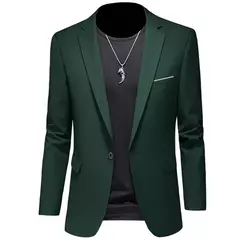 Blazers boutique casuais masculinos, jaqueta monocromática, terno slim fit, casaco de lazer, boutique de moda, novo, 2023 - Wolf Magazine