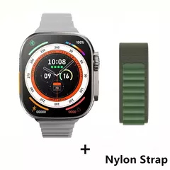 2024 novo relógio inteligente 9 ultra pro max gen 2 49mm tela amoled smartwatch alta taxa de atualização carregamento sem fio das mulheres dos homens para o esporte na internet