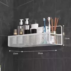 Portable Hanging Wall-Mounted Storage Rack, No-Drilling, Banheiro, Cebola, Alho, Tempero Organizador, Cozinha Cesta De Armazenamento, Umidade na internet