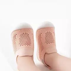 Tênis de malha antiderrapante respirável infantil, sapatos infantis, bebês meninas, meninos, fundo macio, confortável, crianças, casual, 2024