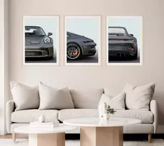 Clássico Pop HD Canvas Poster Print, Wall Art, Supercar, Casa, Quarto, Sala de estar, Decoração, 911, GT3, 3 Pcs - comprar online