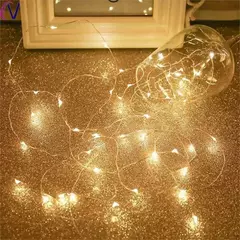 USB LED String Lights para decoração de Natal Luzes de fadas impermeáveis Fio de cobre, Guirlanda de luz, Festa de casamento, 10 m, 20 m, 30m - comprar online