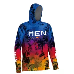 Camisetas masculinas de pesca manga longa, roupas com protetor solar ao ar livre, camisas casuais anti-UV, estampa peixe, verão, novidade - Wolf Magazine