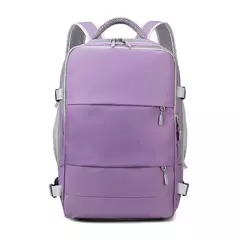 Mochila de grande capacidade com armazenamento de sapatos, multicamadas, impermeável, seca e úmida separação, bolsa feminina na internet