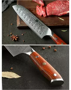 XINZUO-Damascus Steel Kitchen Knife, 67 Camadas, Chef Slicing Utility Paring Kni - comprar online