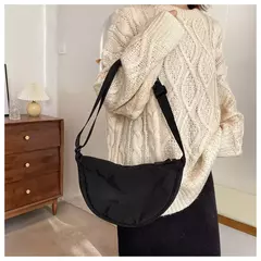 Imagem do Nylon Hobos Bolsa Crossbody para Mulheres, Bolsas de Ombro Designer, Bolsa de Grande Capacidade, Lady Travel Shopper Bag, Bolsas Femininas, Casual, 2023