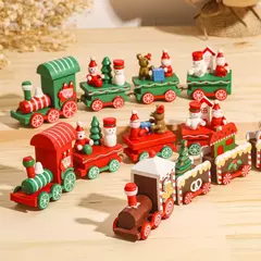 Decorações De Trem De Natal Para Casa, Ornamento De Natal Feliz, Presentes De Noel, Feliz Ano Novo, 2025, 2024 - loja online