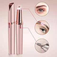 Imagem do Womens Electric Sobrancelha Trimmer Eye Brow Shaper Lápis Rosto Cabelo Removedor Para As Mulheres Automático Sobrancelha Shavers Pocketknife