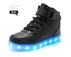 USB LED Shoes com controle remoto para crianças e adultos, tênis luminosos com luzes, tênis para crianças, meninos e meninas, tamanho 25-42 - Wolf Magazine