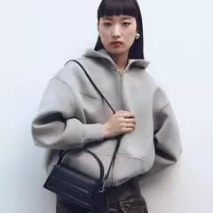 Za mylrf bolsa de ombro das mulheres, pequeno saco quadrado, cor preta, moda casual, novo - Wolf Magazine