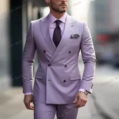 Imagem do Verde militar masculino negócios formal ocasião smoking noivo padrinho festa de casamento baile terno masculino 2 peça conjunto blazer calças