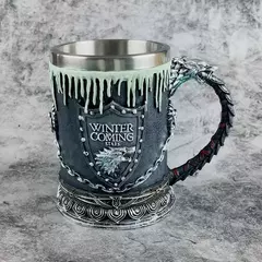 3D esculpida caneca de cerveja personalizada, Game of Thrones, Copo de água, Copo de café, Bebida Resina Cálice, Bar criativo - loja online