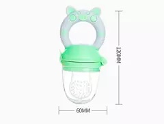 Alimentador de Silicone Baby Fruit com tampa, Extrator de suco fresco, Frutas e vegetais mordida comendo chupeta, Grau alimentício - loja online