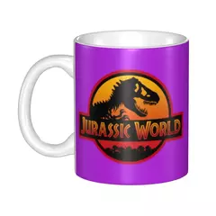 Dinossauro personalizado World Jurassic Park Canecas DIY Horror Movie Ceramic Ch - loja online