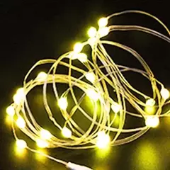 Copper Wire LED String Lights Caixa de bateria, Iluminação do feriado, Luzes de fadas para o Natal, Decoração de casamento, 1m, 2m, 5m, 10m, 20m na internet