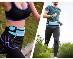 Impermeável esportes Fanny Pack para correr, cintura saco, cinto saco, caixa do telefone móvel, ginásio, ciclismo, jogging, correr, novo