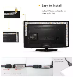 USB Cor Mudar LED Strip Lights, 5050 RGB, fita flexível da lâmpada para a decoração do quarto, TV Backlight Diode, Controle APP - Wolf Magazine