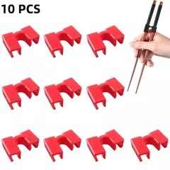 Durável Dobradiça Conector Chopsticks, Pequeno, Fácil Uso, Chopstick Trainer, Portátil, Reutilizável, Ajudante, Japonês, Assistente de Treinamento, 8 Pcs, 10Pcs - loja online