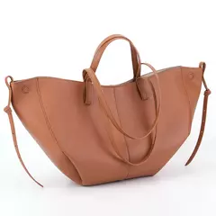 Bolsa de ombro elegante de grande capacidade para mulheres, Bolsa de lazer de couro PU