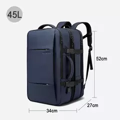 BANGE-Mochila de Viagem USB Expansível para Homens, Grande Capacidade, Impermeável, Saco De Escola De Moda, 17.3 Saco Para Laptop na internet