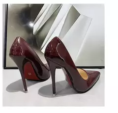 Bombas sexy para mulheres, senhora do escritório, sapatos de festa, vestido de senhora, estilete vermelho, tamanho grande, 33-50, 45, 46, 47, 48, 49, 50 - loja online