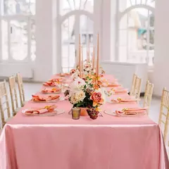 Retângulo casamento cetim toalha de mesa 57x10 2 polegada brilhante suave cobertura de mesa de seda para banquete de casamento aniversário mesa de jantar decoração - loja online