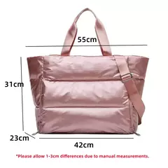 Grande Capacidade Bolsa de Ombro para Mulheres, Yoga Mat Bag, Gym Bag, Tote, Fitness, Esportes, Viagem, Zipper, Sacos De Armazenamento, Senhoras, Molhado, Seco, Inverno - Wolf Magazine