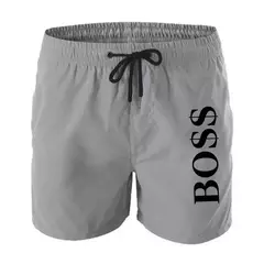 Shorts esportivos respirável de secagem rápida masculino, calções casuais com cordão forrado com malha, surf à beira-mar, praia, verão, novo na internet