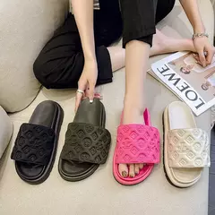 Sandálias antiderrapantes Flip Flop para mulheres, sola grossa, casual, novo es - comprar online